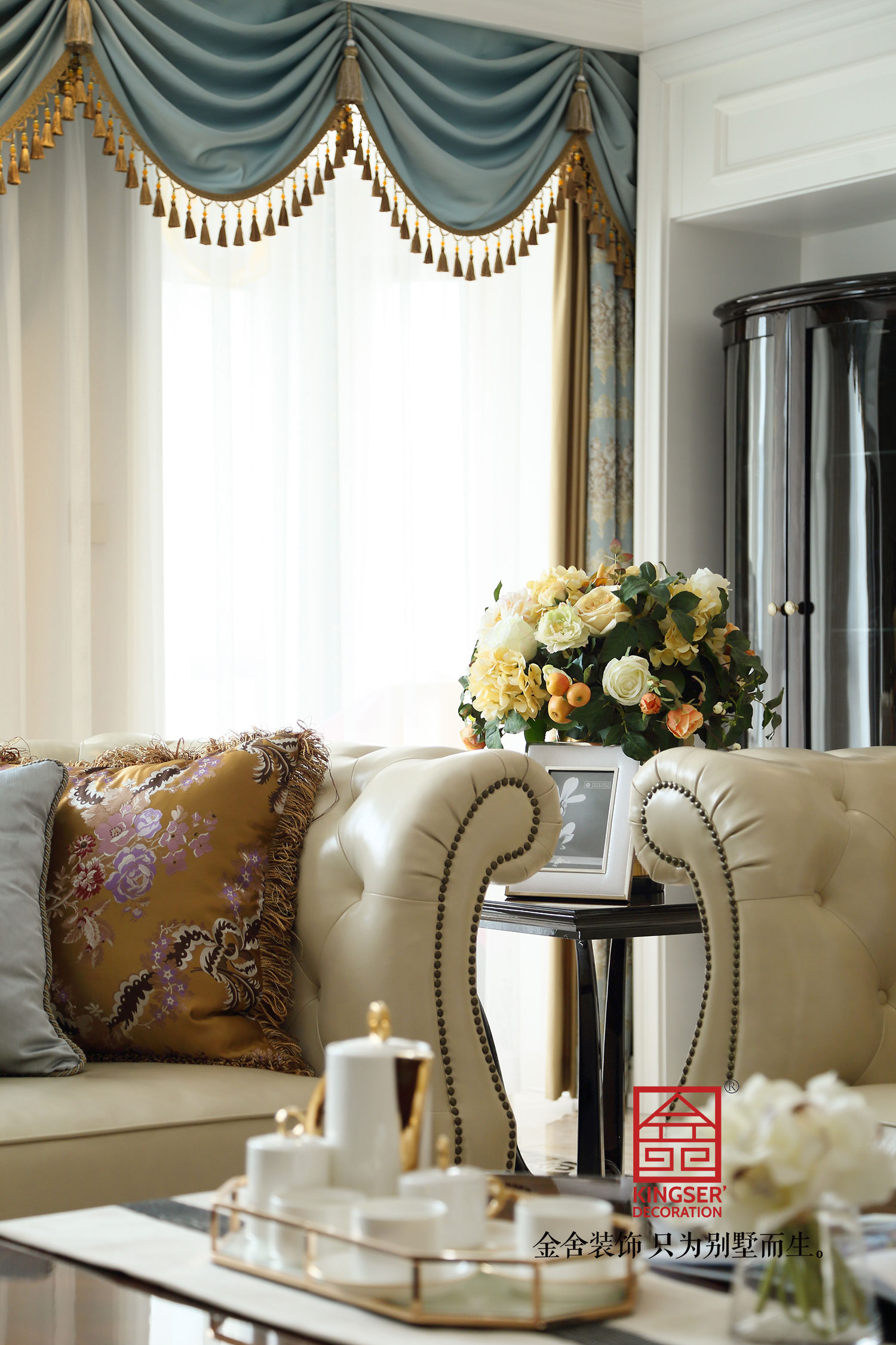 天山九峯210平米歐式風(fēng)格裝修實景