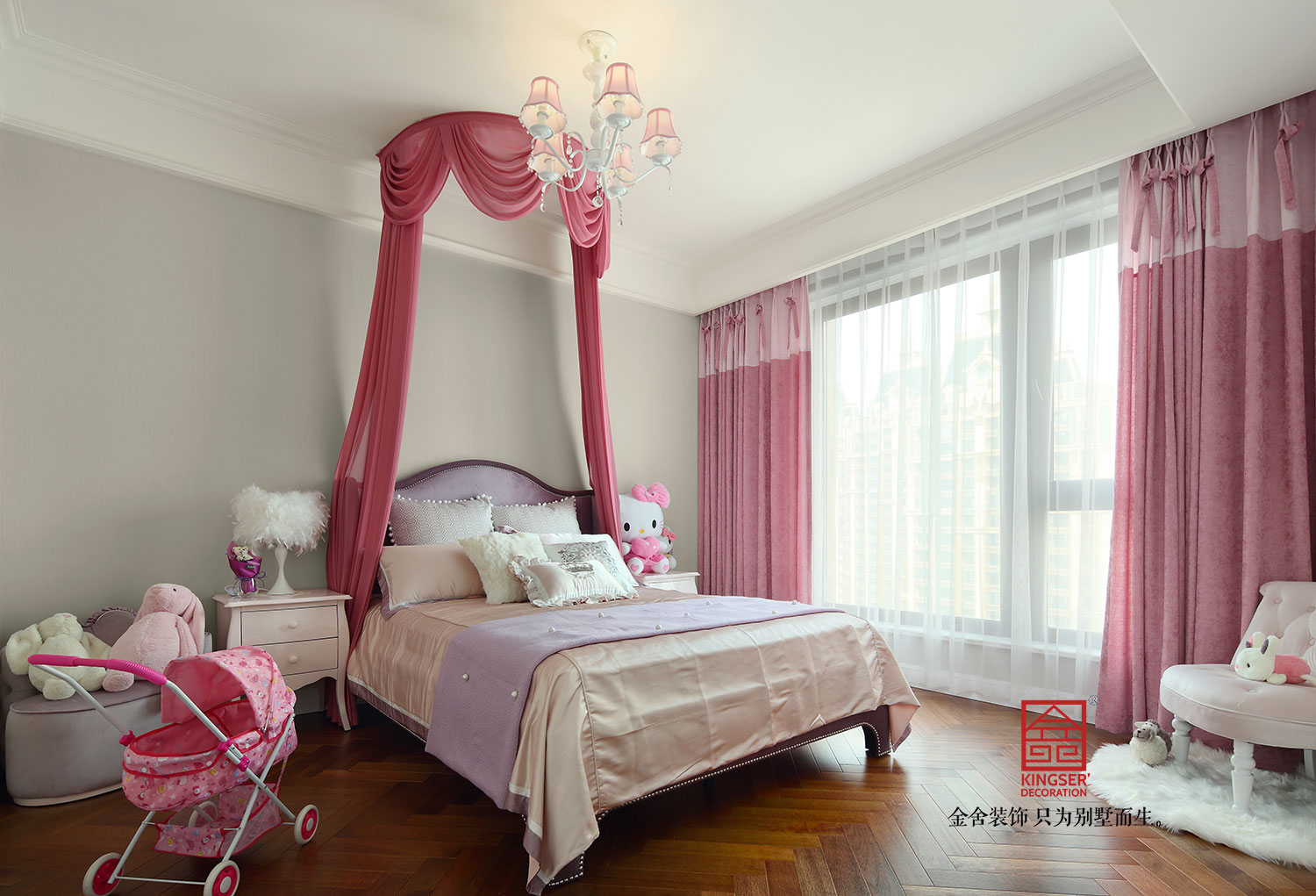 天山九峯210平米歐式風(fēng)格裝修實景