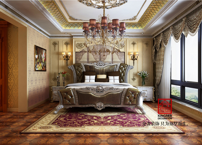 新源燕府286平米法式風(fēng)格裝修效果圖