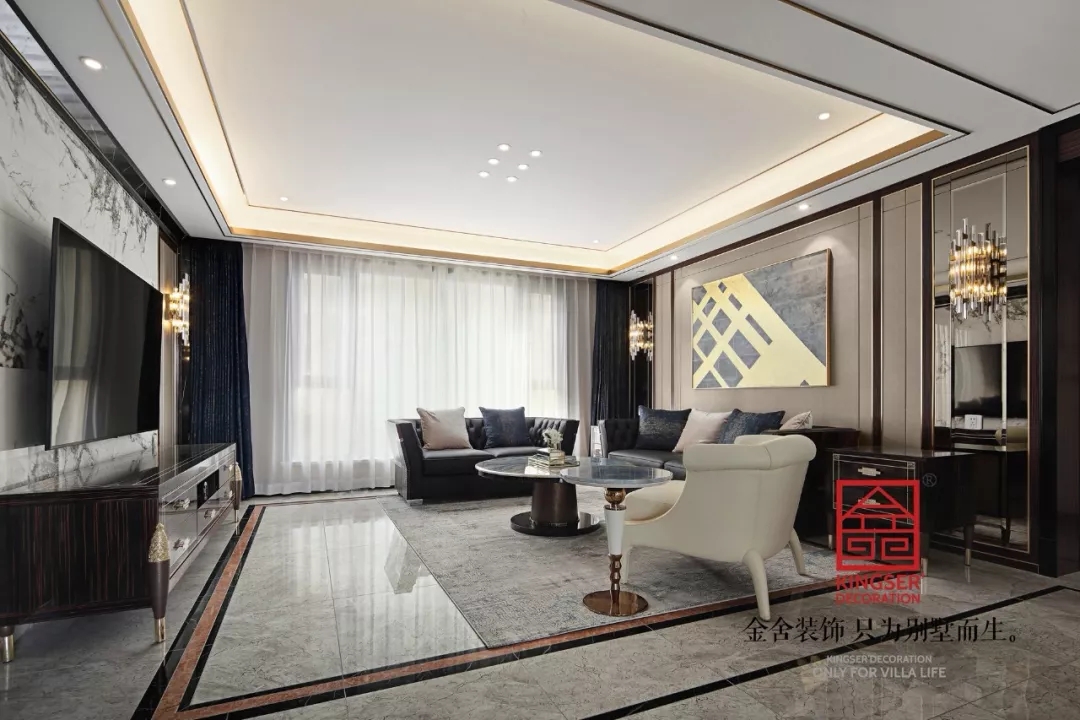 天山九峯165平米港式風格裝修實景圖