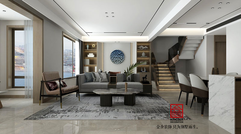 中央云著169平米現(xiàn)代風格裝修效果圖