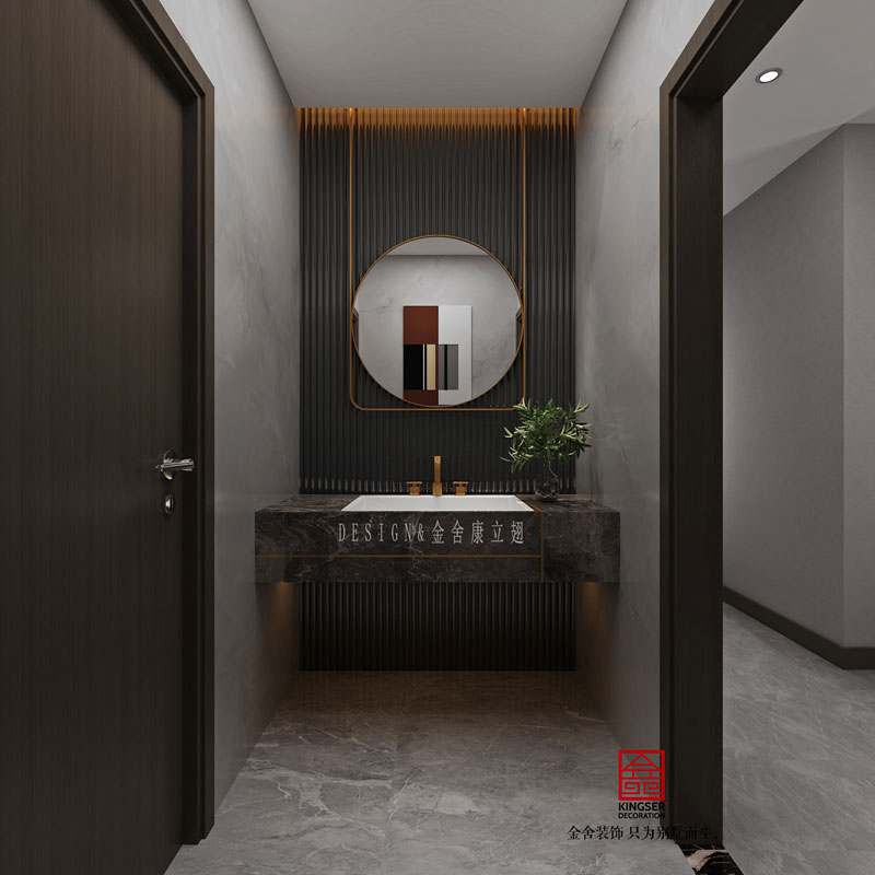 衡水南苑別墅裝修320平米現(xiàn)代風格效果圖