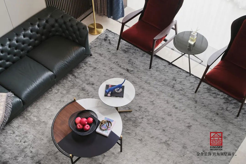 裕華壹號(hào)260㎡頂躍裝修現(xiàn)代輕奢實(shí)景圖