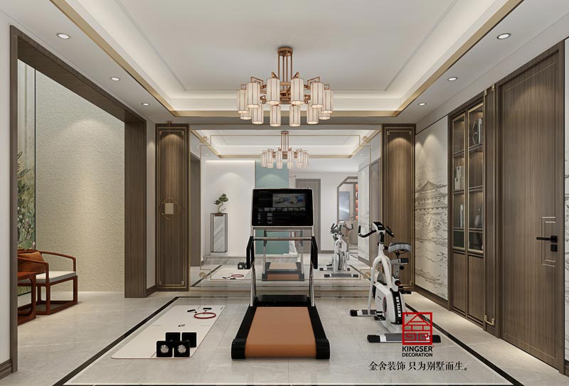 萬合名著下躍裝修260平米新中式風格效果圖