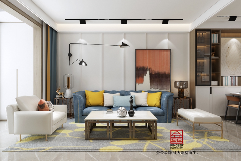 遠(yuǎn)洋晟庭130現(xiàn)代風(fēng)格裝修設(shè)計