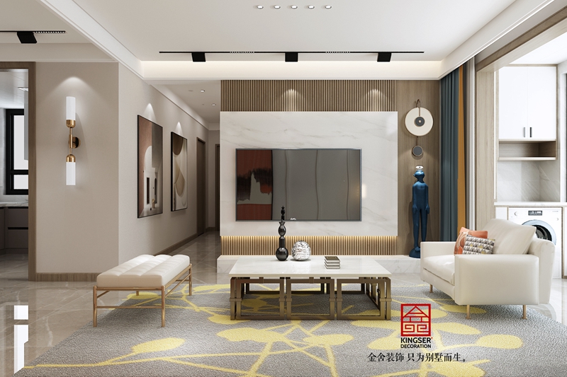 遠(yuǎn)洋晟庭130現(xiàn)代風(fēng)格裝修設(shè)計