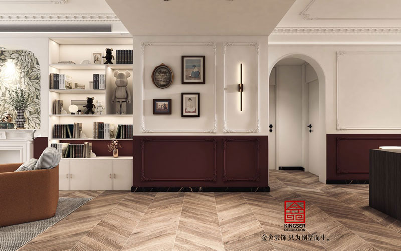 融創(chuàng)中心復古風格裝修-玄關