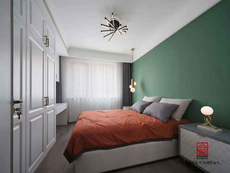 秀水名邸120㎡孟菲斯風(fēng)格裝修設(shè)計