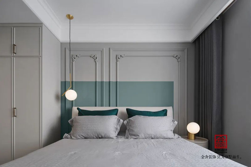 秀水名邸120㎡孟菲斯風(fēng)格裝修設(shè)計