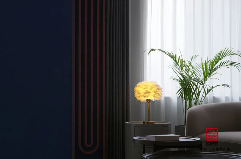 秀水名邸120㎡孟菲斯風(fēng)格裝修設(shè)計