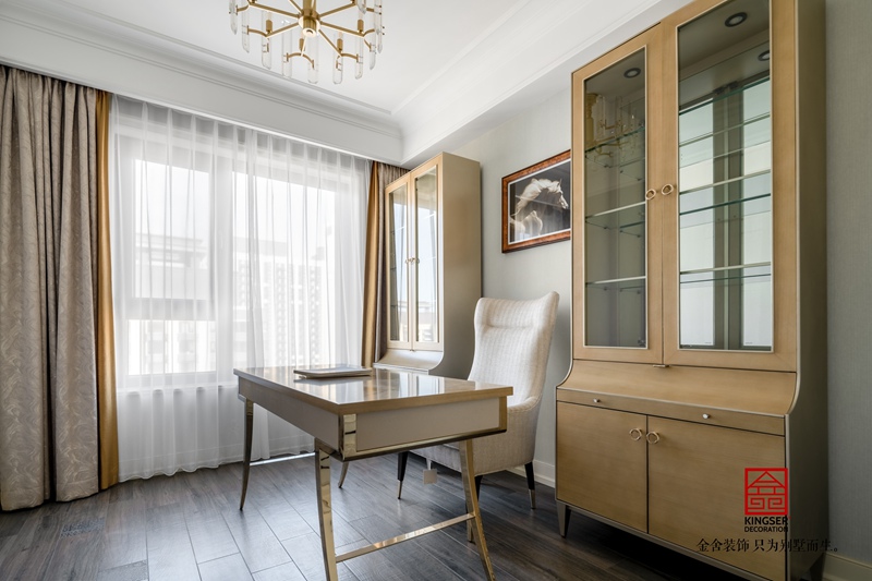 榮盛華府200㎡輕美式風(fēng)格裝修實景圖