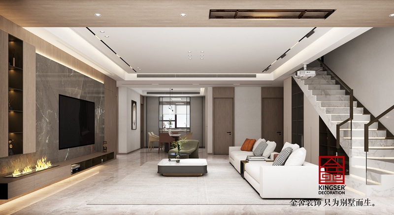 西山林語(yǔ)躍層裝修效果圖