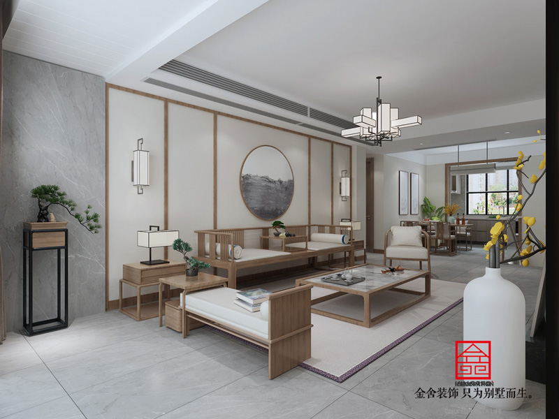 匠心獨具，別墅中式裝修效果圖展示