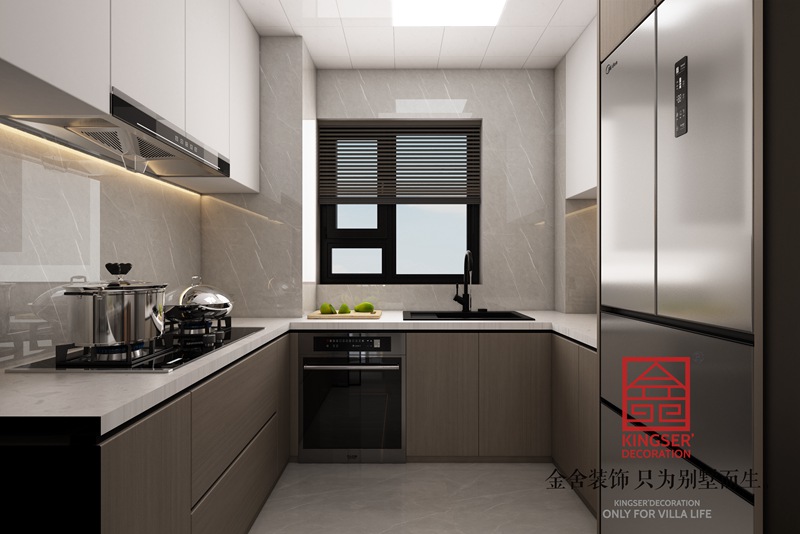 國仕山136平輕奢風格裝修設(shè)計