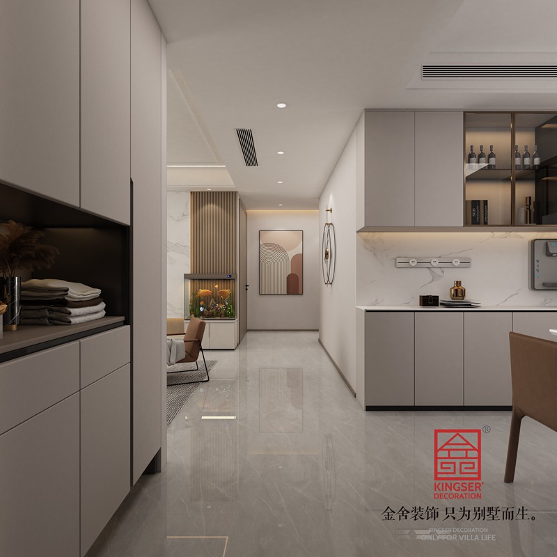 國仕山136平輕奢風格裝修設(shè)計