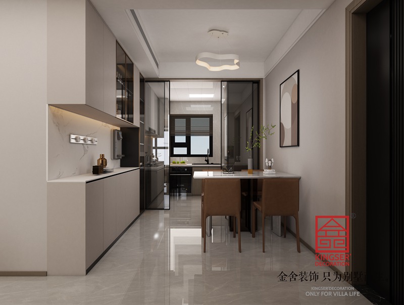 國仕山136平輕奢風格裝修設(shè)計