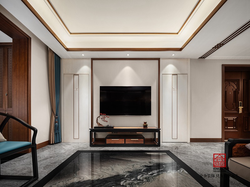保利拉菲公館中式風(fēng)格裝修實景圖