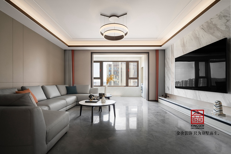 榮盛華府現(xiàn)代輕奢風(fēng)格裝修實景圖