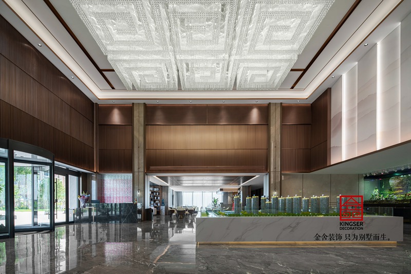 衡水嘉和國(guó)際售樓部設(shè)計(jì)大廳實(shí)景圖
